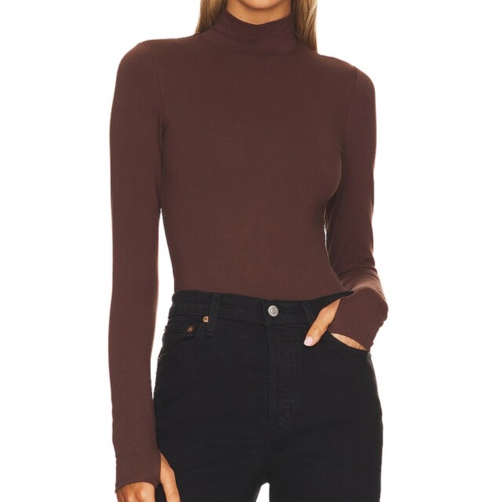 Lovers and Friends Tienna Bodysuit in Coffee Brown